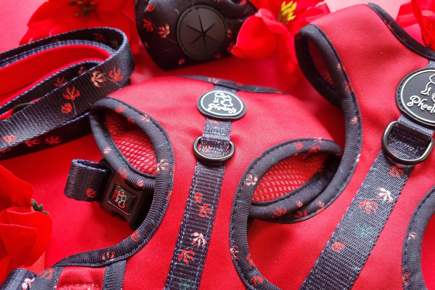 Dog Adjustable Harness || The Red Touch