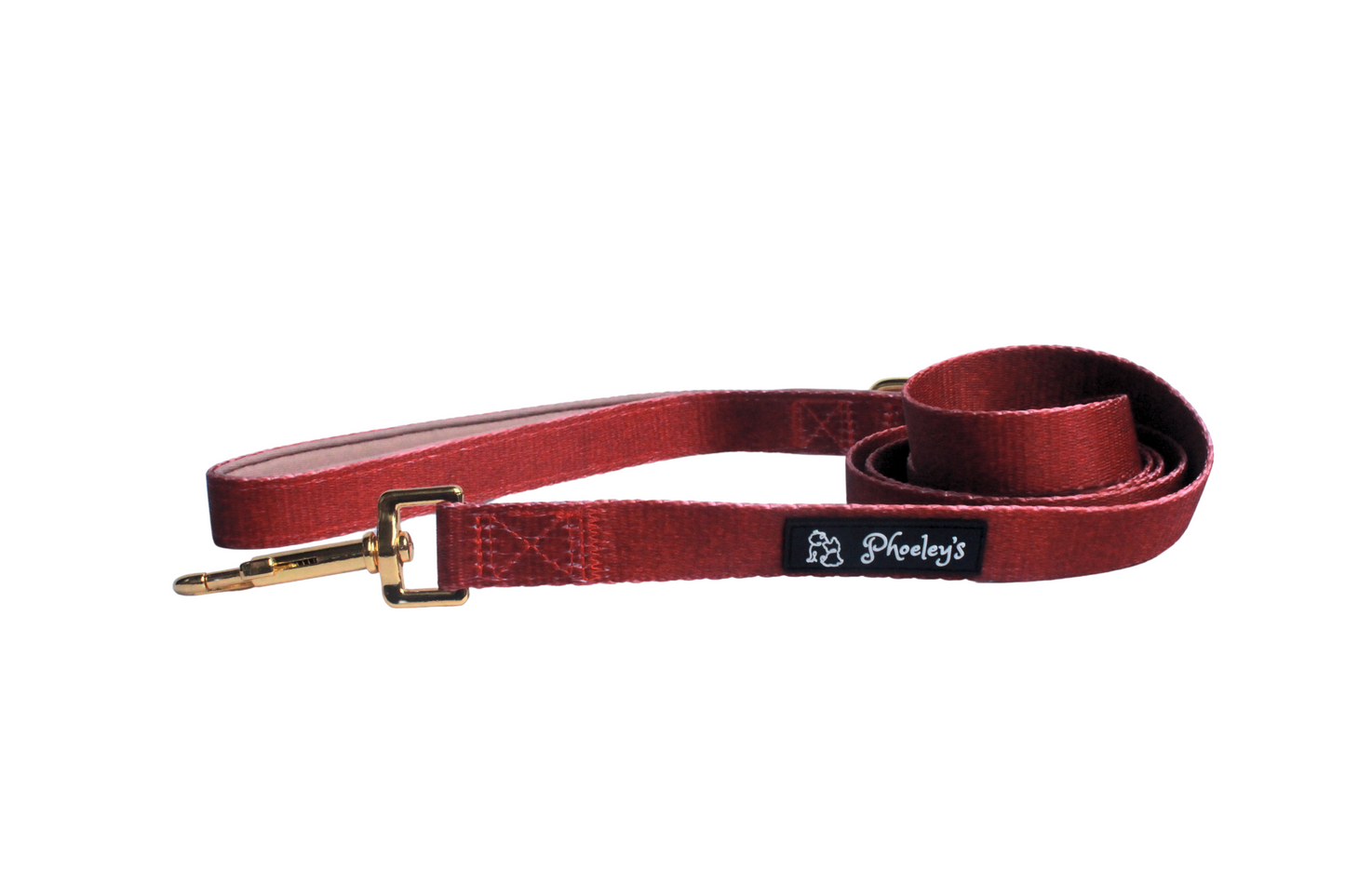 Dog Solid Leash || Maroon Mood