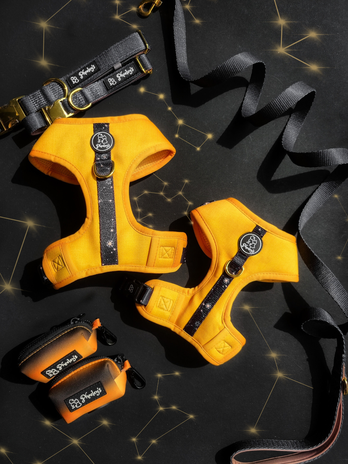 Dog Adjustable Harness || Sun and The Stars