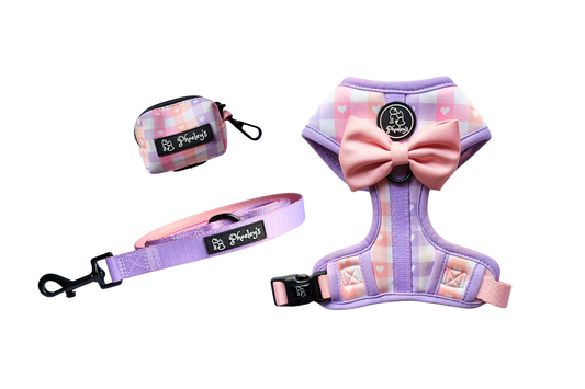 Dog Adjustable Harness Bundle || Heart-Throbber